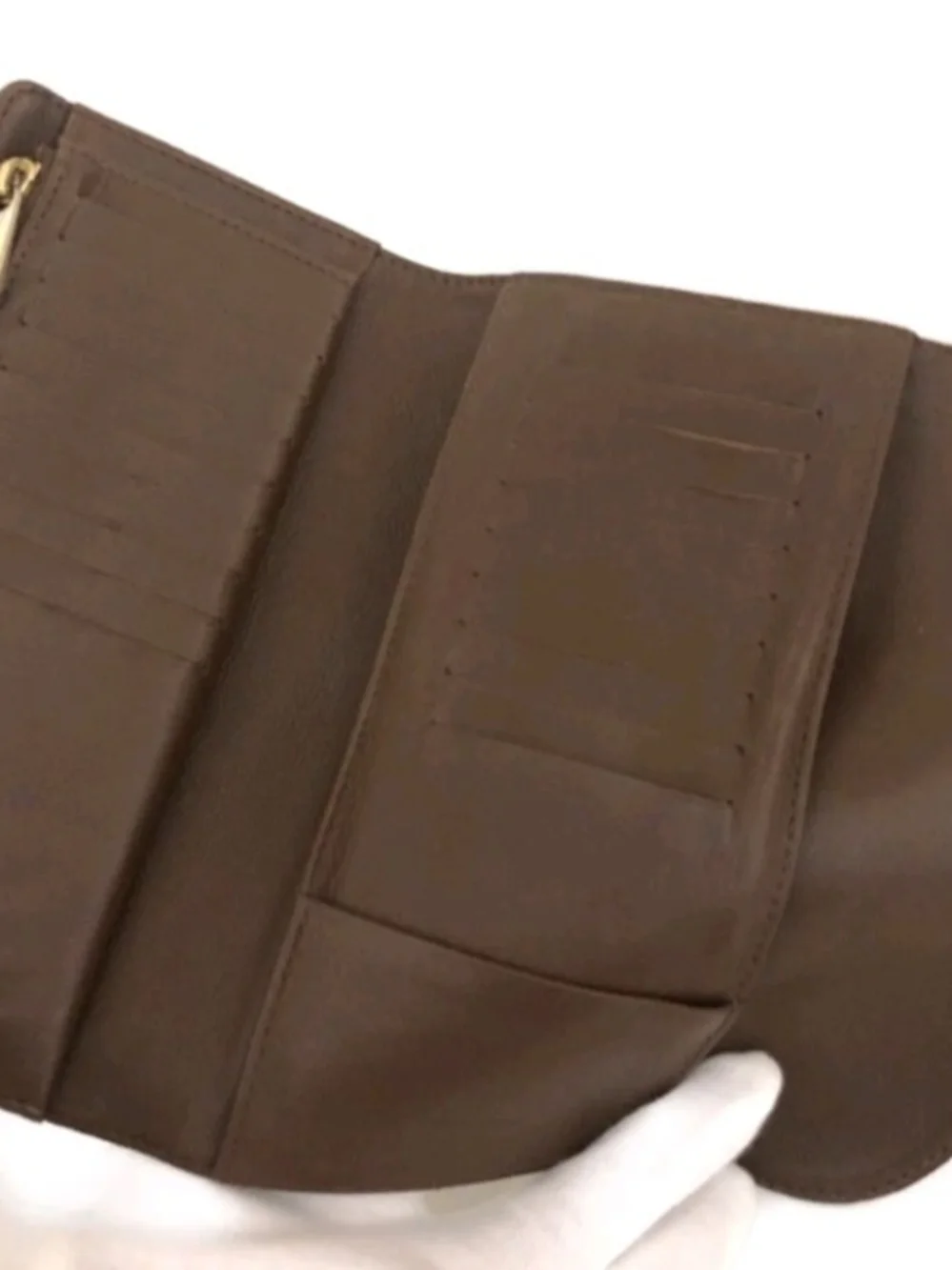 Louis Vuitton Mahina Portefeuille Amelia Leather Trifold Long Wallet/663001